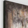 Abstract schilderij bruin beige - Kare Design Shadows Brown