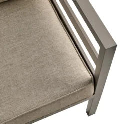 Aluminium tuin hoekbank met kussens - Brafab Weldon