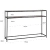 Aluminium wandtafel met plank - Richmond Interiors Chandon