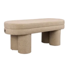 Bankje boucle stof - Dutchbone Fern