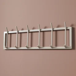 Beige kapstok met haken - Bodio Hal