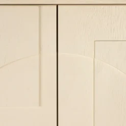 Beige opbergkast hout met patroon - Zuiver Faces