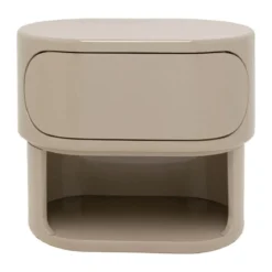 Beige retro open ladekast - Kare Design Groove