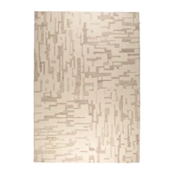 Beige vloerkleed met patroon - Zuiver Hills