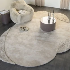 Beige vloerkleed organisch - By-Boo Praia