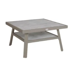 Betonlook tuintafel voor loungeset - Brafab Samvaro