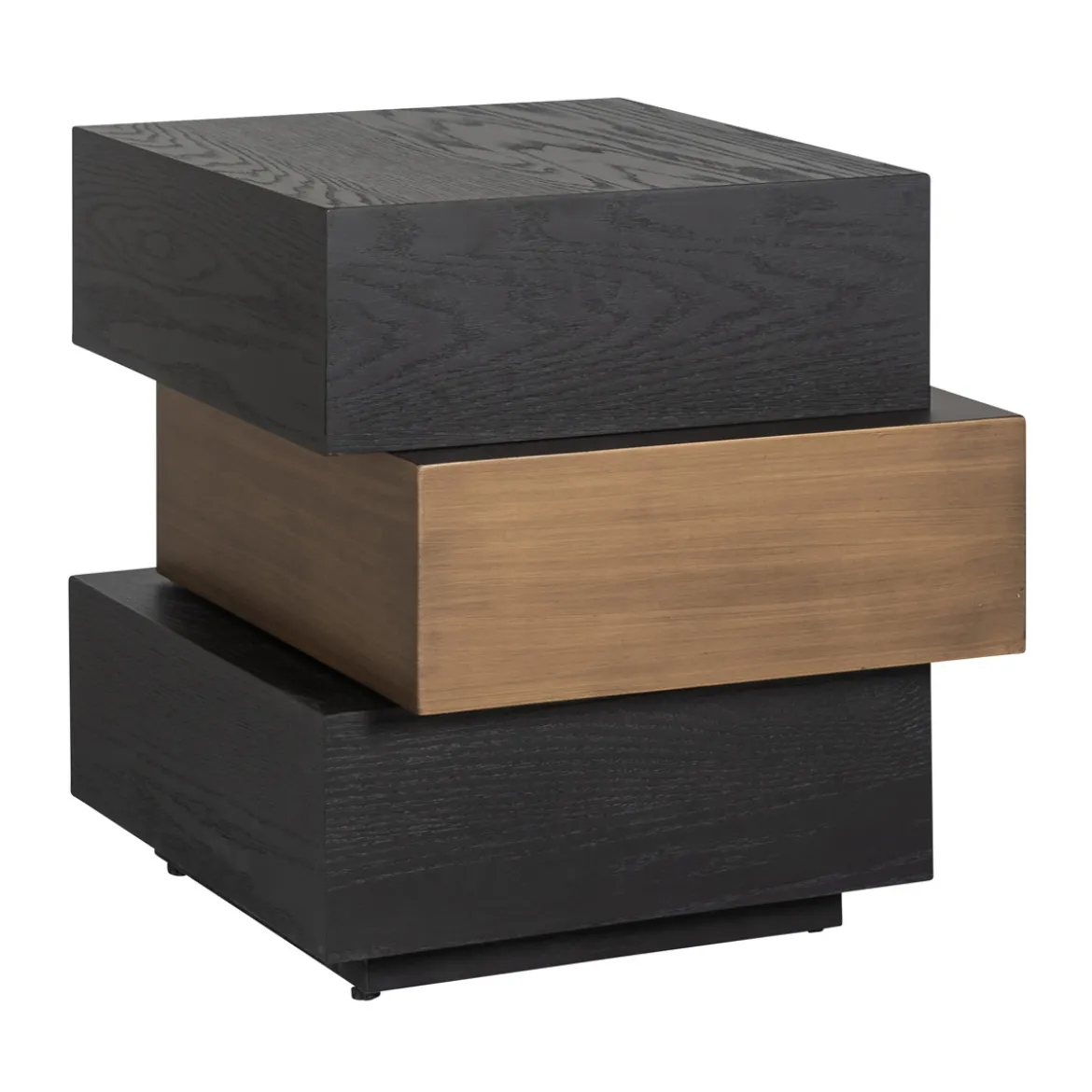 Bijzettafel hout en goud - Richmond Interiors Cambon