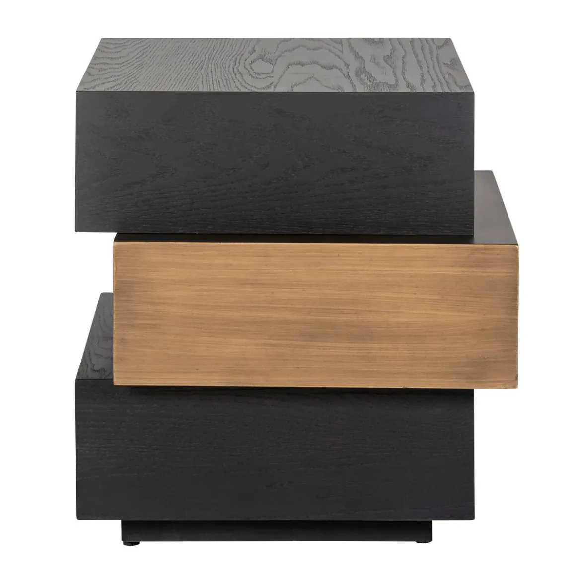 Bijzettafel hout en goud - Richmond Interiors Cambon