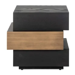 Bijzettafel hout en goud - Richmond Interiors Cambon