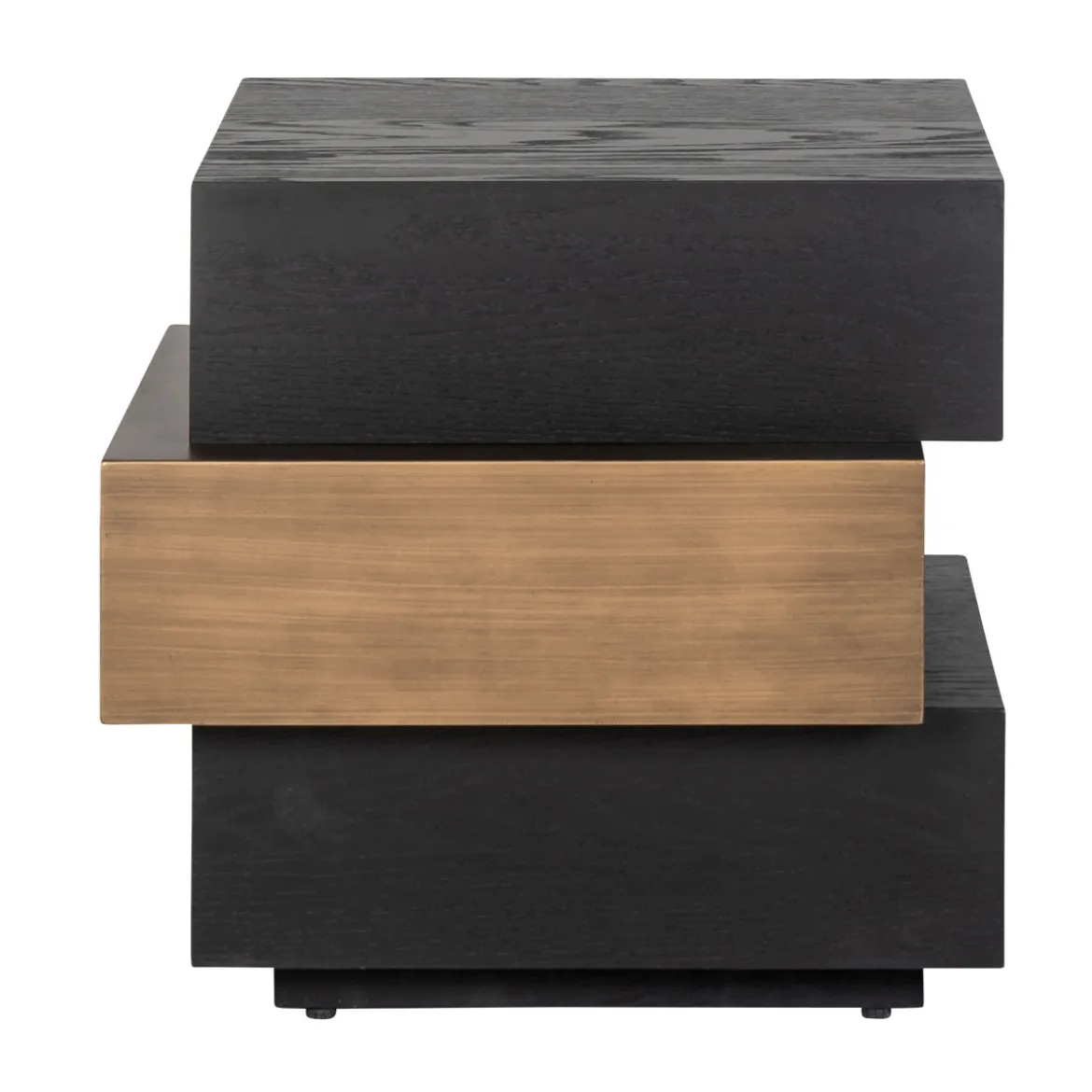 Bijzettafel hout en goud - Richmond Interiors Cambon