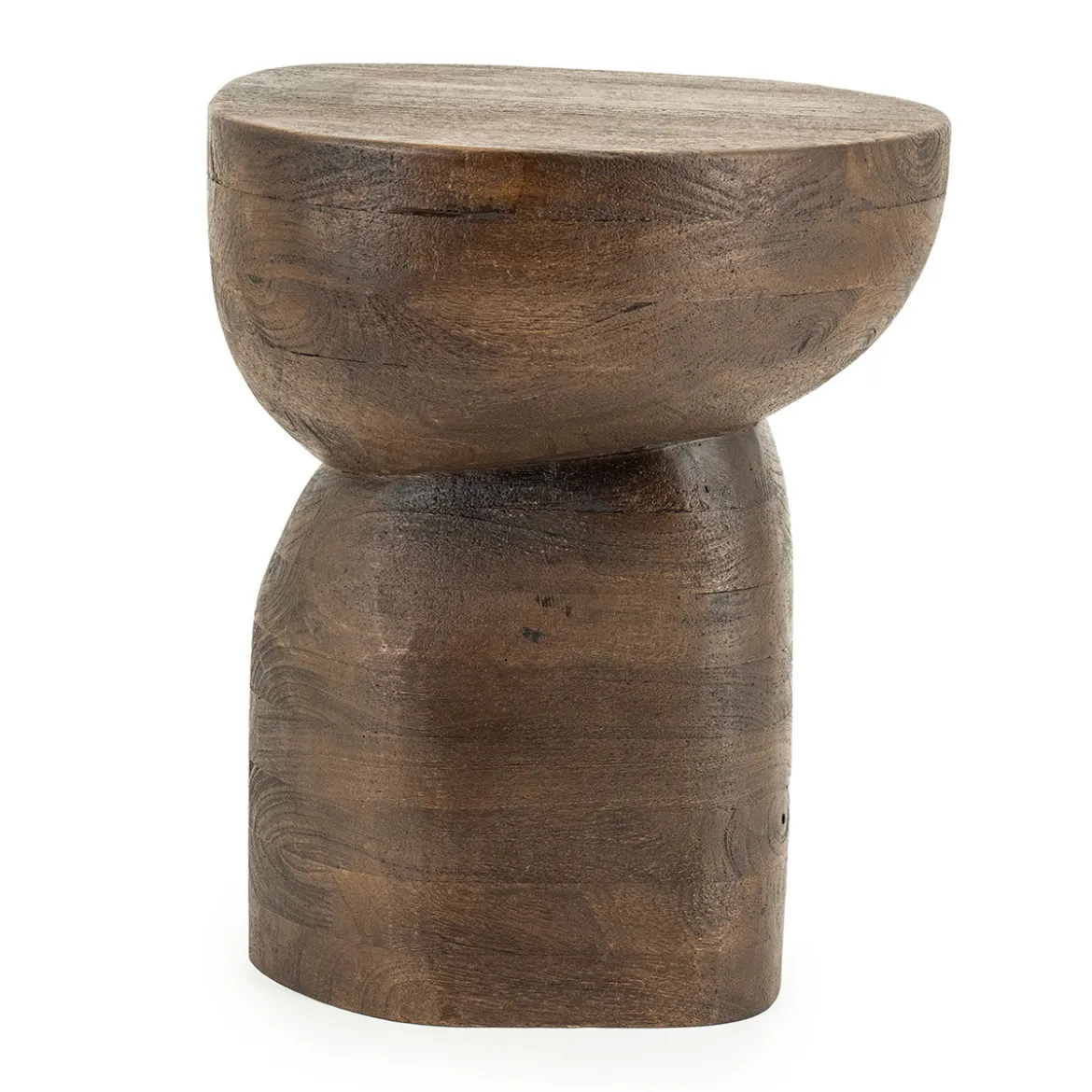 Bijzettafel organisch hout - By-Boo Cobble