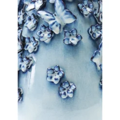 Blauwe vaas met vlinders - Kare Design Butterflies 35