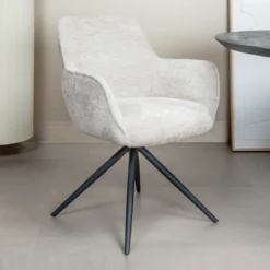 Boucle stoel draaibaar - Tower Living Fondo