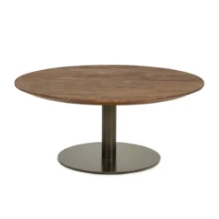 Brons potige salontafel rond - Eleonora Esila