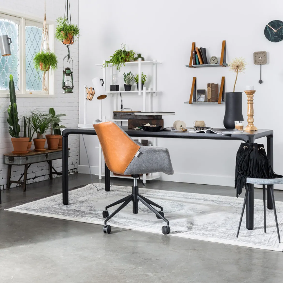 Bureaustoel grijs - Zuiver Doulton Office