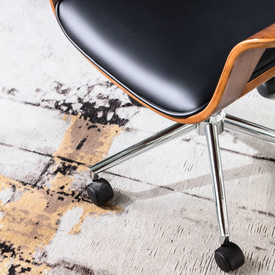 Bureaustoel walnoot - Kare Design Patron