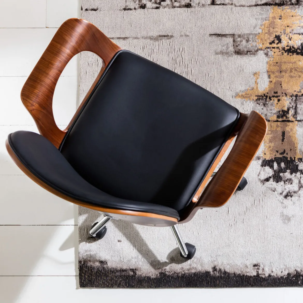Bureaustoel walnoot - Kare Design Patron
