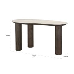 Bureau travertine look organisch - Richmond Interiors Ritz