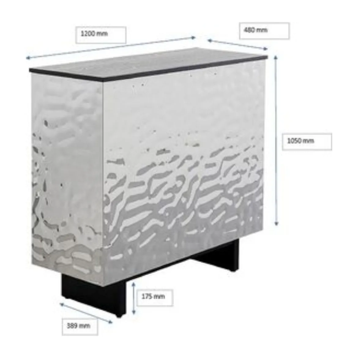 Chroom design thuisbar - Kare Design Caldera