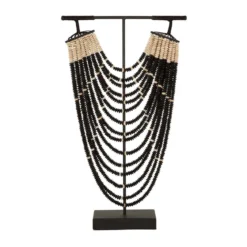 Decoratie ketting op standaard - Must Living Statue Magic Black