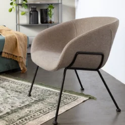 Design fauteuil kuipzitting - Zuiver Feston