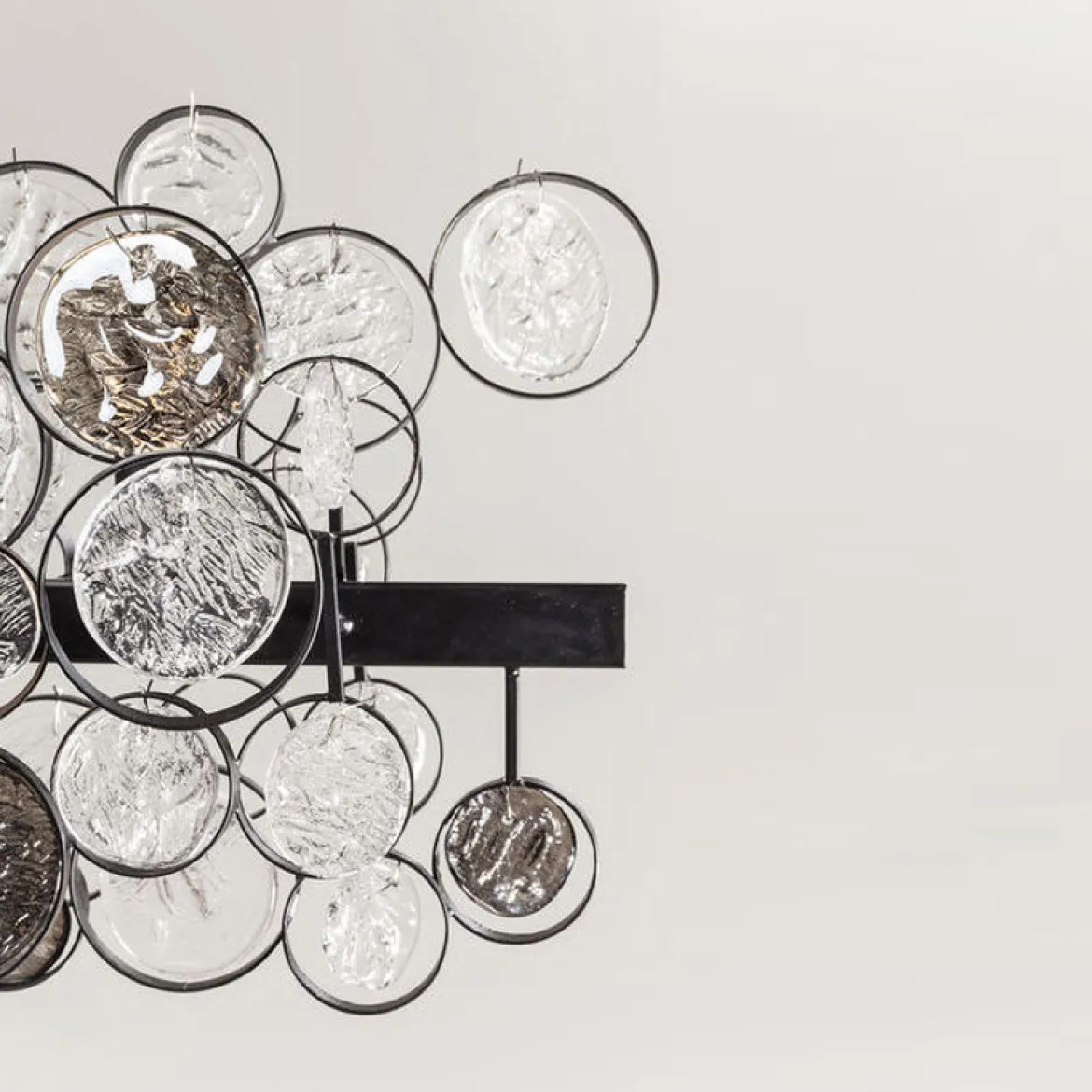 Design hanglamp eettafel glas - Kare Design Clouds Clear