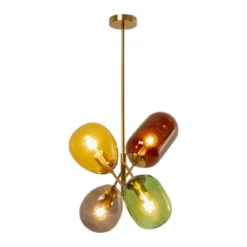 Design hanglamp gekleurd glas - Kare Design Balloon Dance