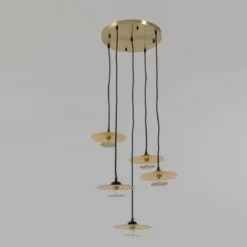 Design hanglamp messing - Kare Design Disc Spiral Cinque