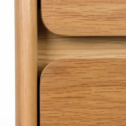 Design ladenkast gebogen hout - Zuiver Rise
