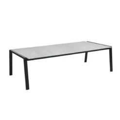 Design loungeset zwart metaal en betonlook - Brafab Lyra Set