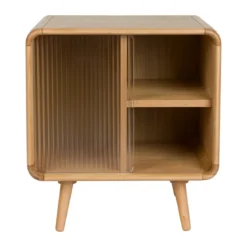 Design nachkastje gebogen hout - Zuiver Rise