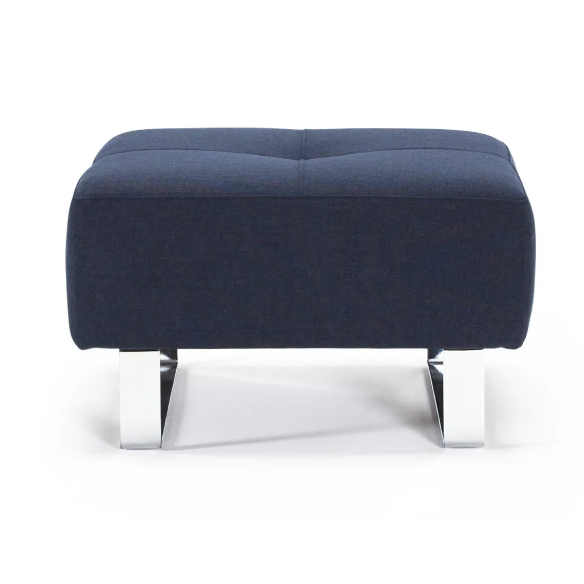 Design poef met chroom - Innovation Living Cassius/Supremax D.E.L.
