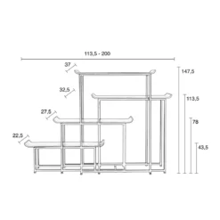 Design stelling kast - Zuiver Flodka