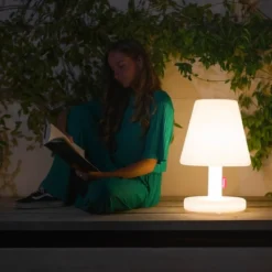 Design tuinlamp met accu LED - Fatboy Edison the Medium connect