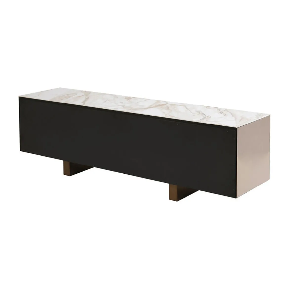 Design tv-meubel spiegel en marmer - Kare Design Lunar