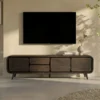 Donkerbruin tv-meubel mangohout - Bodio Lucy