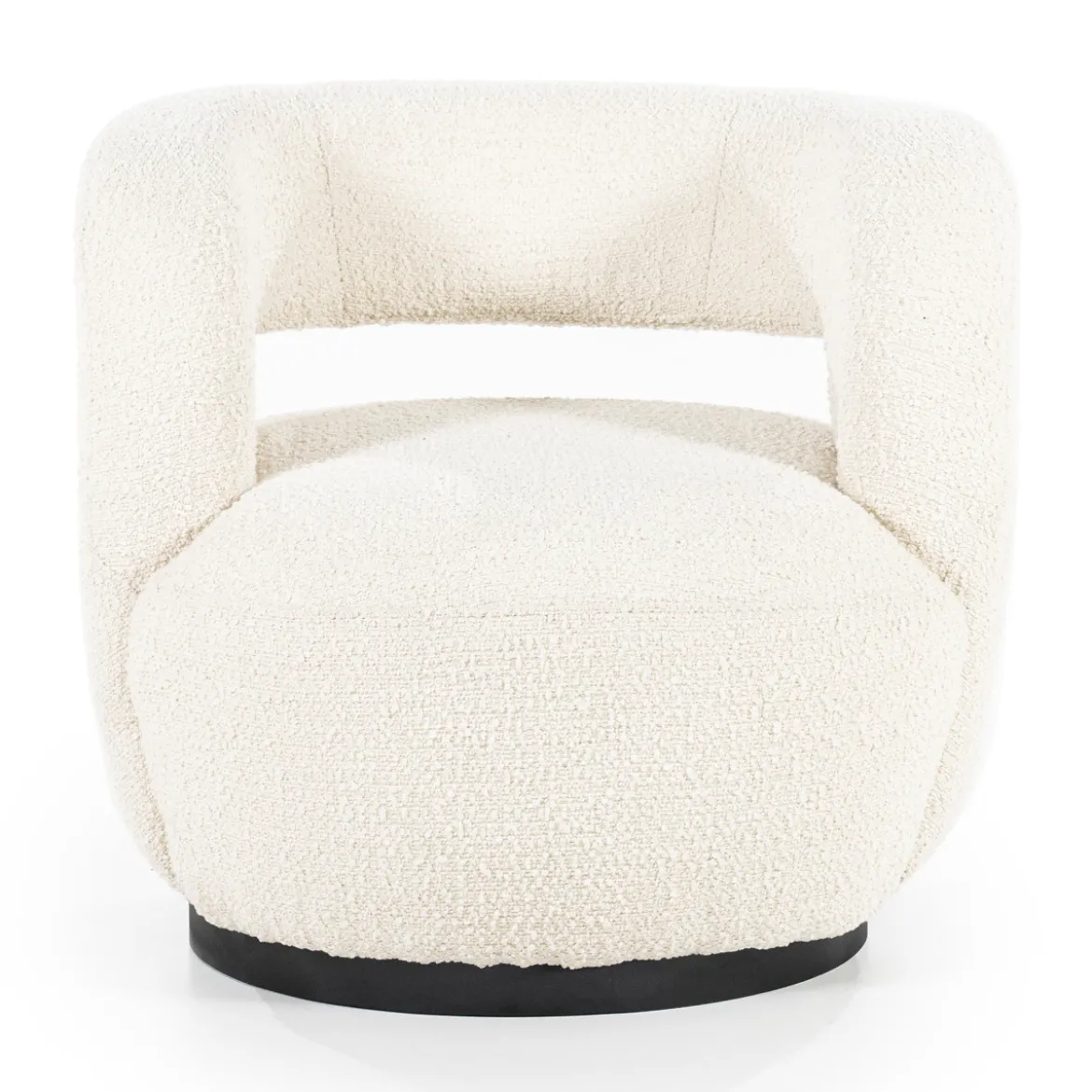 Draaibare fauteuil boucle - Eleonora Sharon