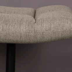 Draaibare hocker stof - Dutchbone Bar