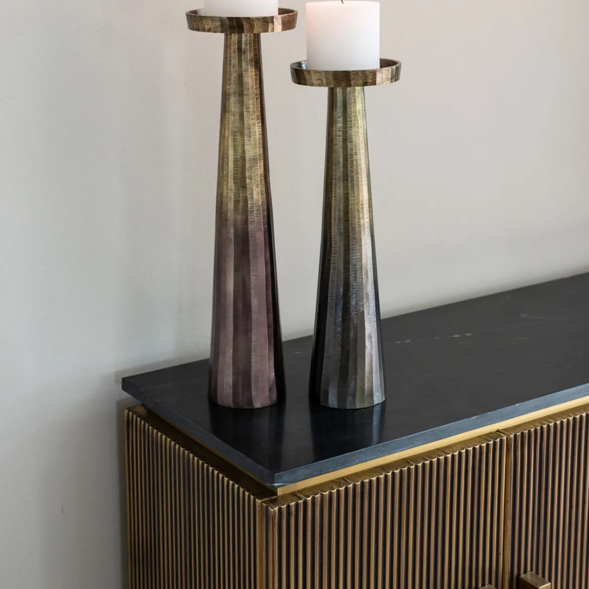 Dressoir goud met marmer - Richmond Interiors Ironville