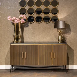Dressoir goud met marmer - Richmond Interiors Ironville