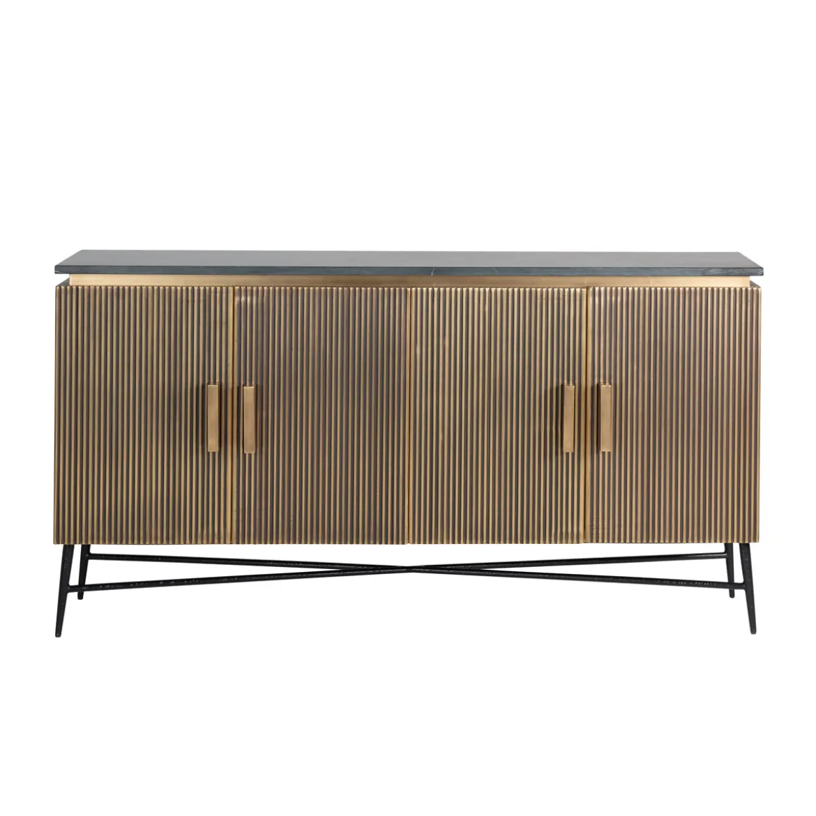 Dressoir goud met marmer - Richmond Interiors Ironville