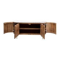 Dressoir mangohout en marmer - Kare Design Grace