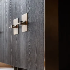 Dressoir messing en donker hout - Kare Design Osaka