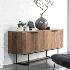 Dressoir op hoge poten teak - DTP Home Odeon