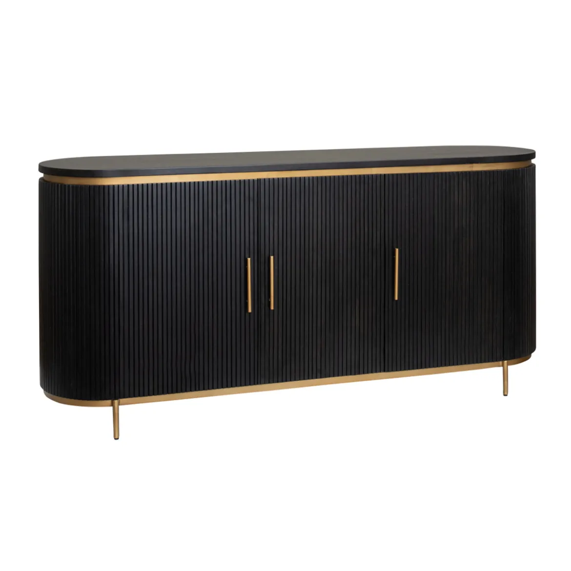 Dressoir ovaal met messing - Tower Living Rivello