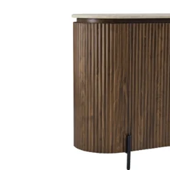 Dressoir walnoot met marmer - Bodio Hinoki