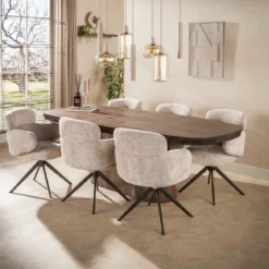Eettafel deens ovaal 240 cm - Giani Arcadia