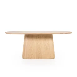 Eettafel deens ovaal eiken fineer - Eleonora Nola