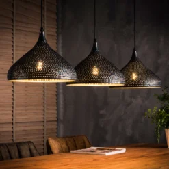 Eettafel hanglamp met gaatjes - Santa Punch