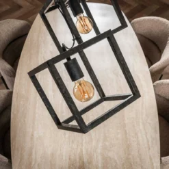 Eettafel lamp kubus metaal - Santa Kubus